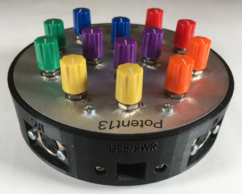 Potent13 High-Resolution MIDI Controller