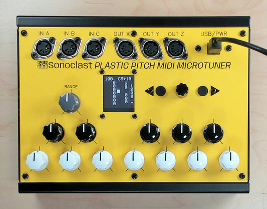 Plastic Pitch MIDI Microtuner